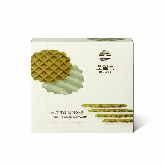 Osulloc Premium Green Tea Waffle 72g  | OLIVE YOUNG Global